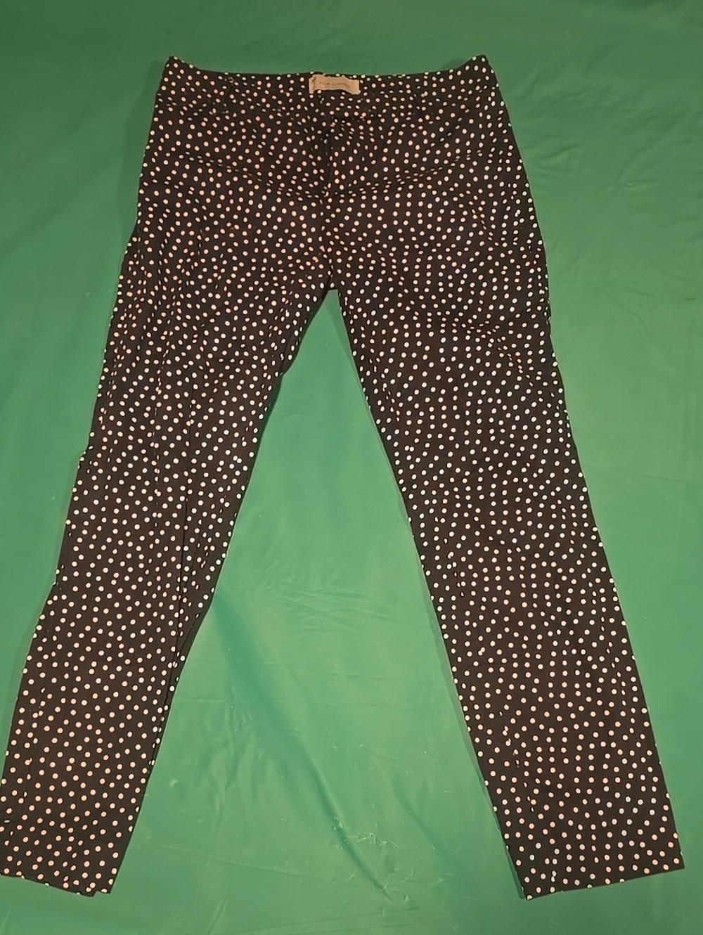 GAP Slim Cropped Polka Dot Pants